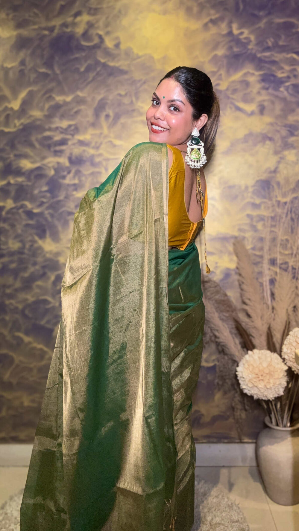 Golden Leaf ( Saree ) - Image 3