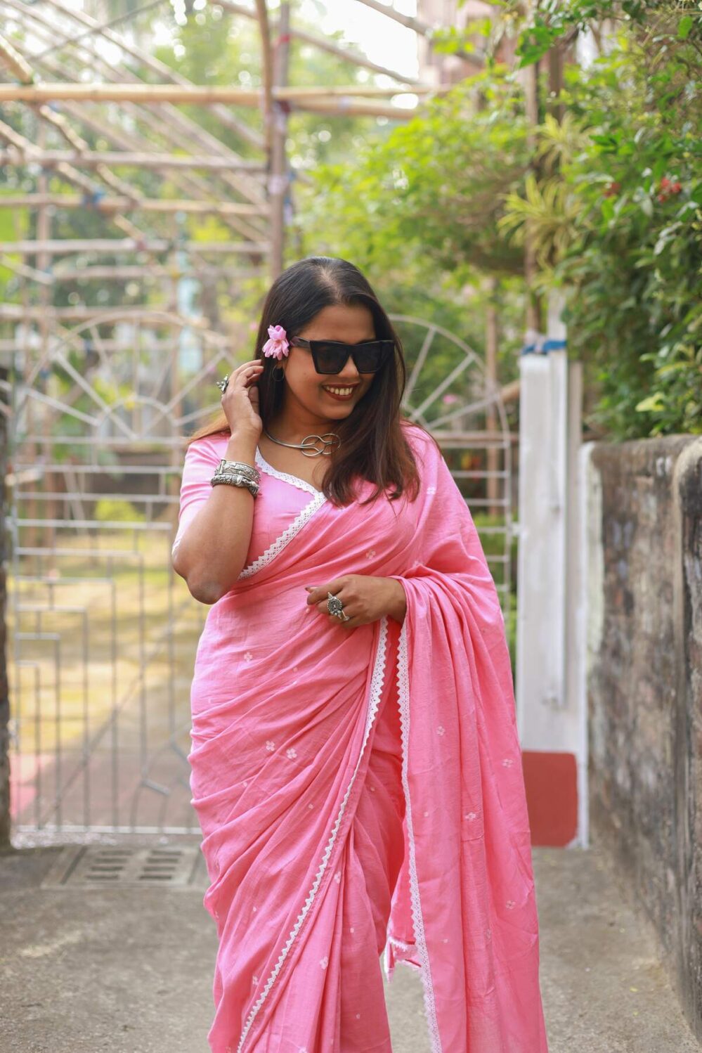 Pink Blush ( Saree ) - Image 5