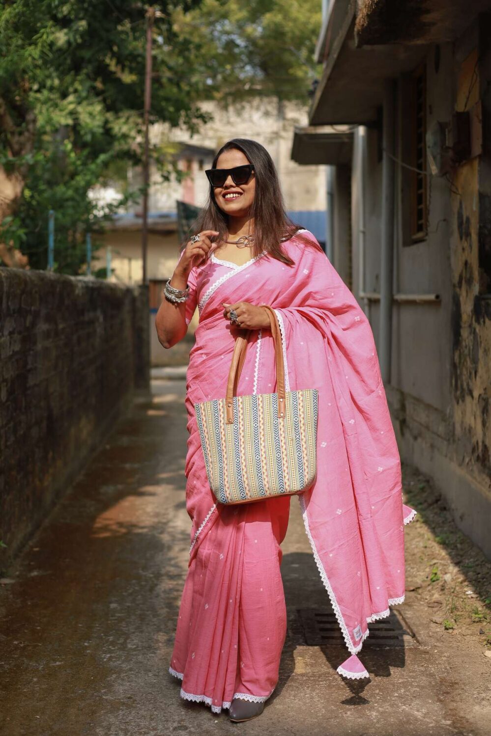 Pink Blush ( Saree ) - Image 4