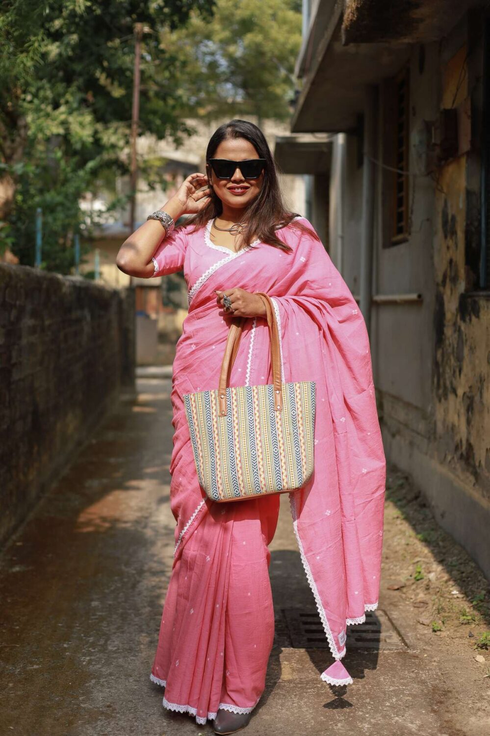 Pink Blush ( Saree ) - Image 3